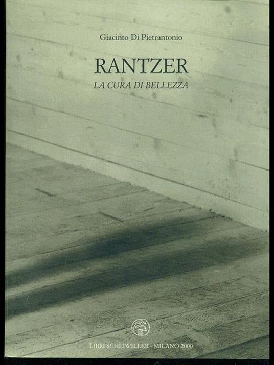 Rantzer la cura di bellezza - copertina
