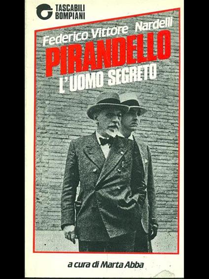 Pirandello, l'uomo segreto - copertina