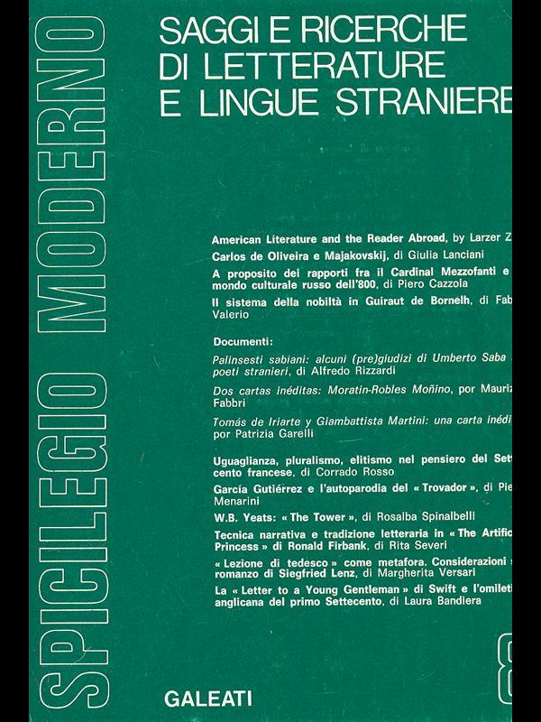 Spicilegio moderno n. 8/1977