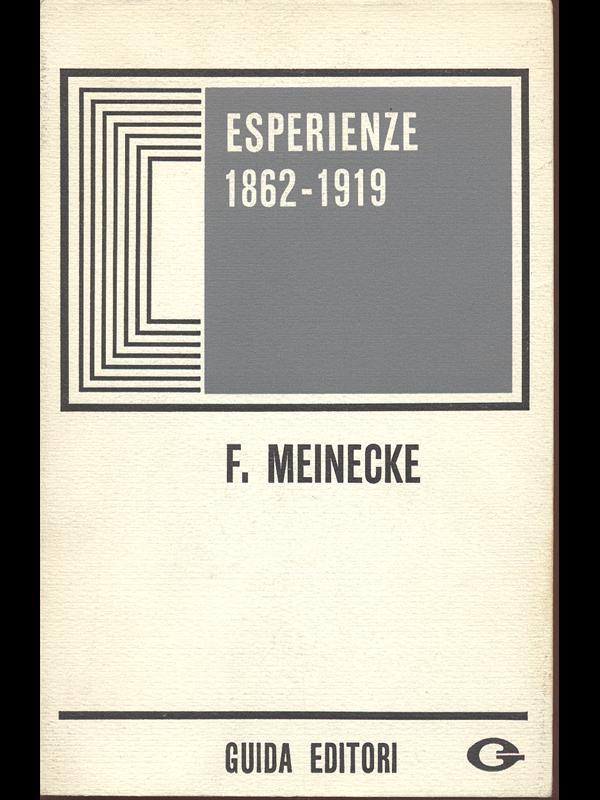 Esperienze 1862-1919