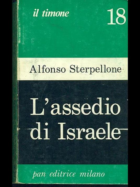 L' assedio di Israele - Alfonso Sterpellone - copertina