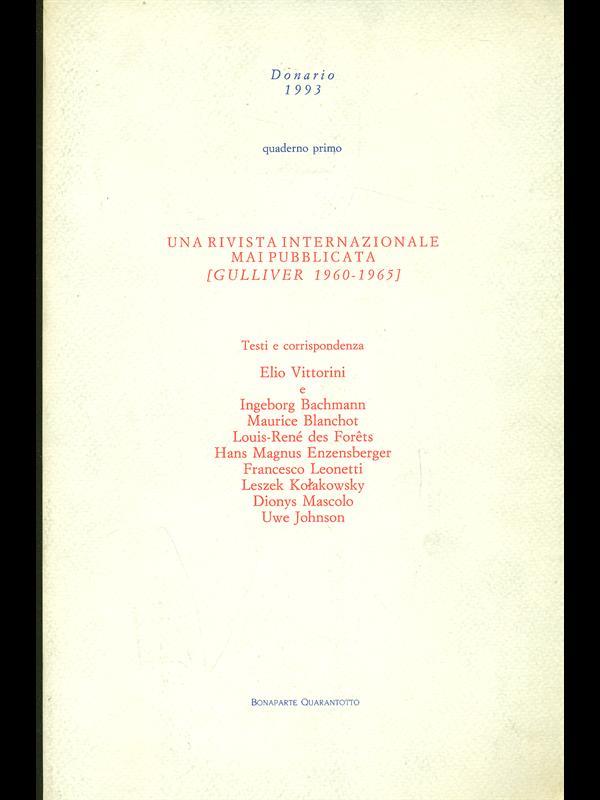 Una rivista internazionale mai pubblicata Gulliver 1960-1965