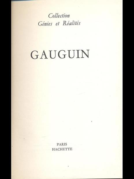 Gauguin - copertina