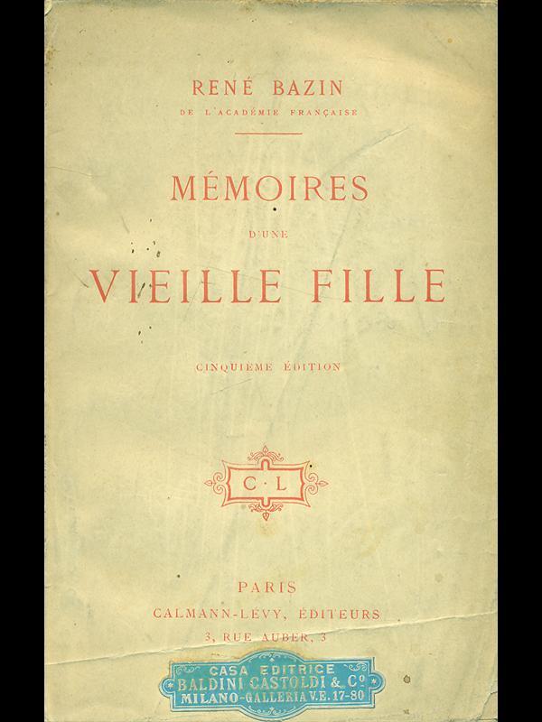 Memoires d'une vieille fille