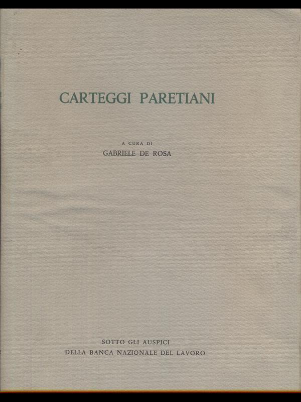 Carteggi Paretiani