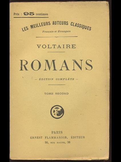 Romans II - Voltaire - copertina
