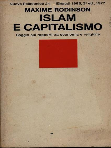 Islam e capitalismo - Ma Rodinson - copertina