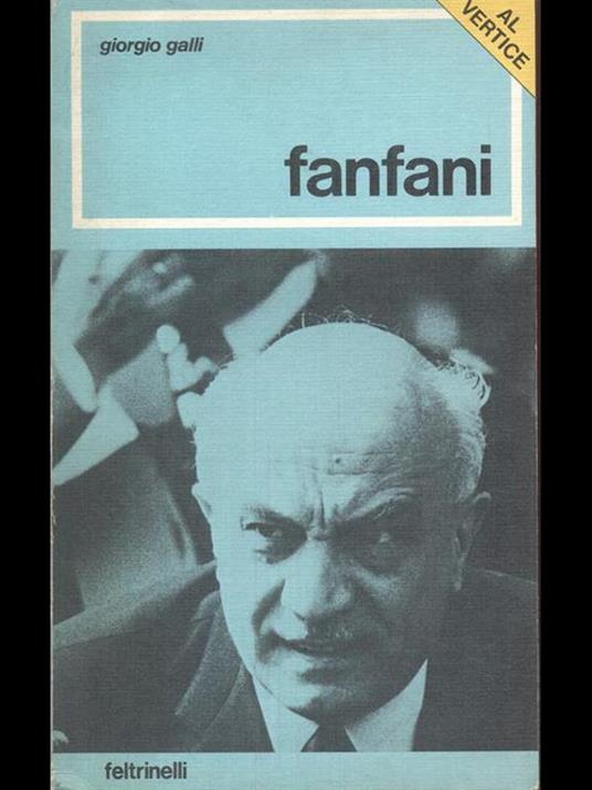 Fanfani - Giorgio Galli - copertina