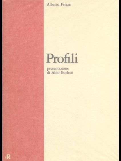 Profili - Aldo Ferrari - copertina