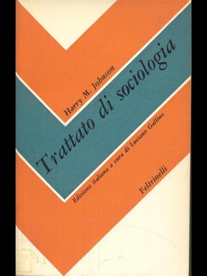 Trattato di sociologia - copertina
