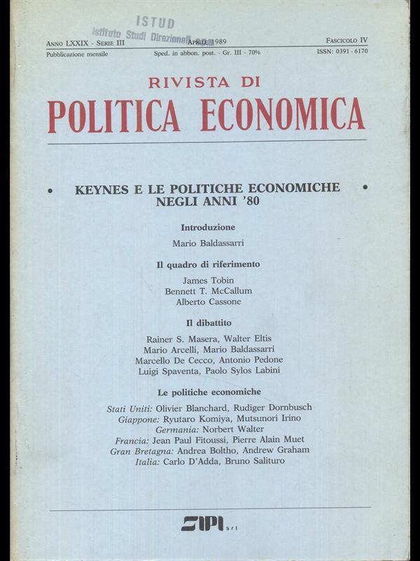 Rivista di politica economica