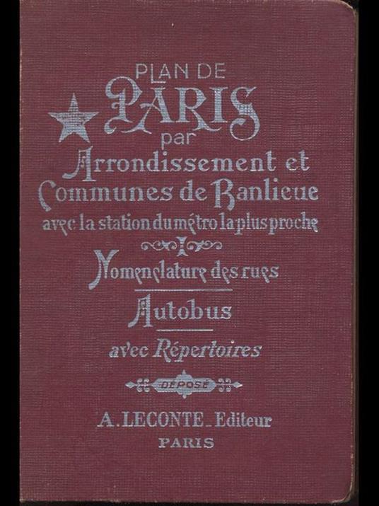 Guide indicateur des Ruess de Paris - copertina