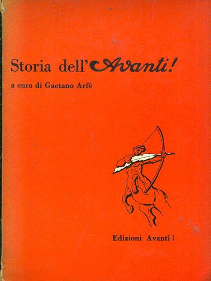 Storia dell'Avanti! - Gaetano Arfè - copertina
