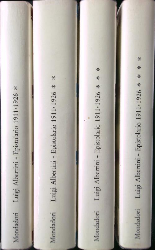 Epistolario 1911-1926 volume primo / Dalla guerra di Libia alla grande guerra