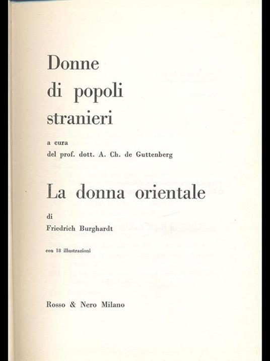 La donna nel mondo. La donna orientale - copertina