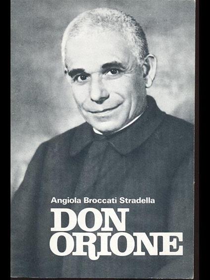 Don Orione - Angiola Broccati Stradella - copertina