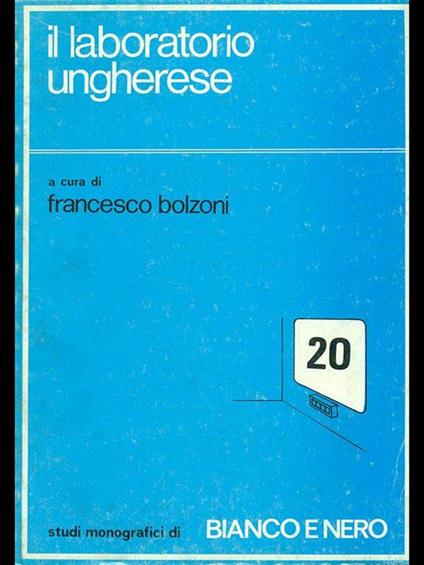 Il laboratorio ungherese - copertina