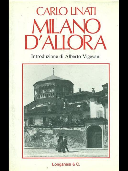 Milano d'allora - Carlo Linati - copertina
