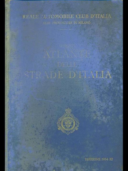 Atlante delle strade d'Italia - copertina
