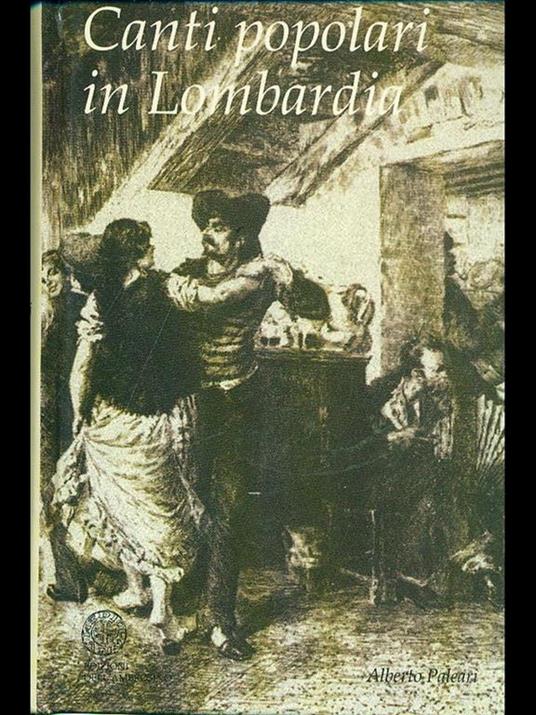 Canti popolari in Lombardia - Alberto Paleari - copertina