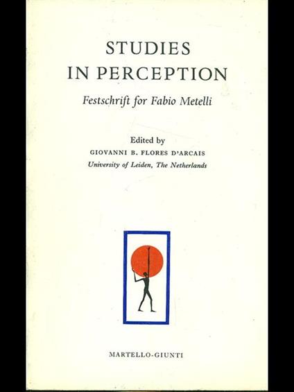 Studeis in perception - copertina