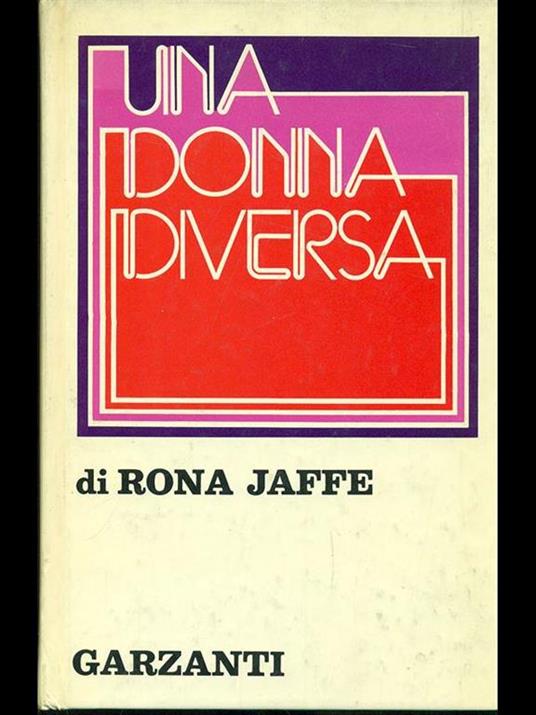 Una donna diversa - Rona Jaffe - copertina