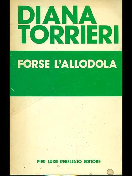 Forse l'allodola - copertina