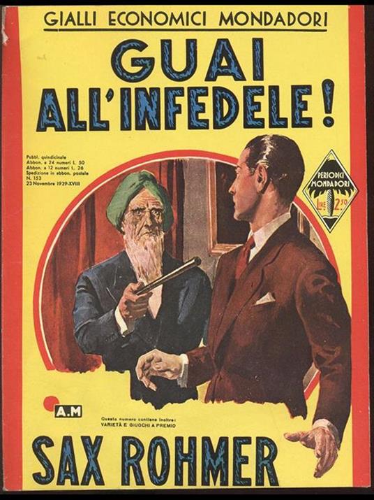 Guai all'infedele! - Sax Rohmer - copertina