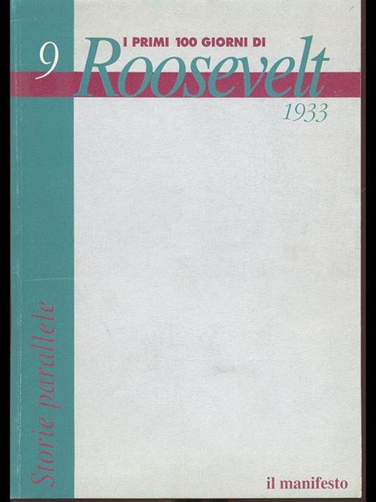 I primi 100 giorni di Roosevelt - copertina