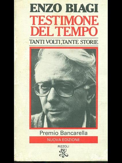 Testimone del tempo - Enzo Biagi - copertina