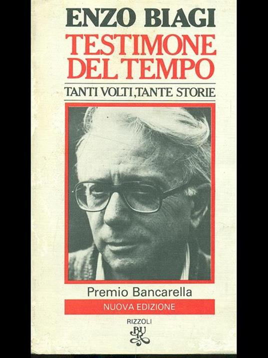 Testimone del tempo - Enzo Biagi - copertina