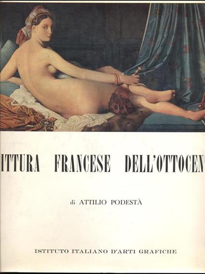 Pittura francese del'ottocento - Attilio Podestà - copertina