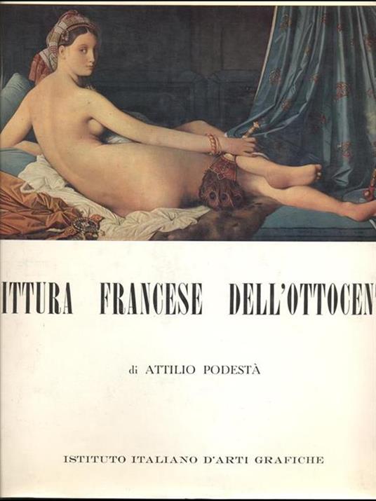 Pittura francese del'ottocento - Attilio Podestà - copertina
