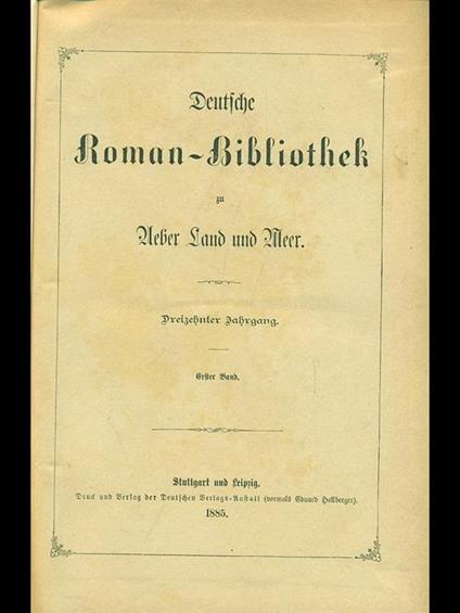 Deutsche Roman-bibliothek - Romain Rolland - copertina