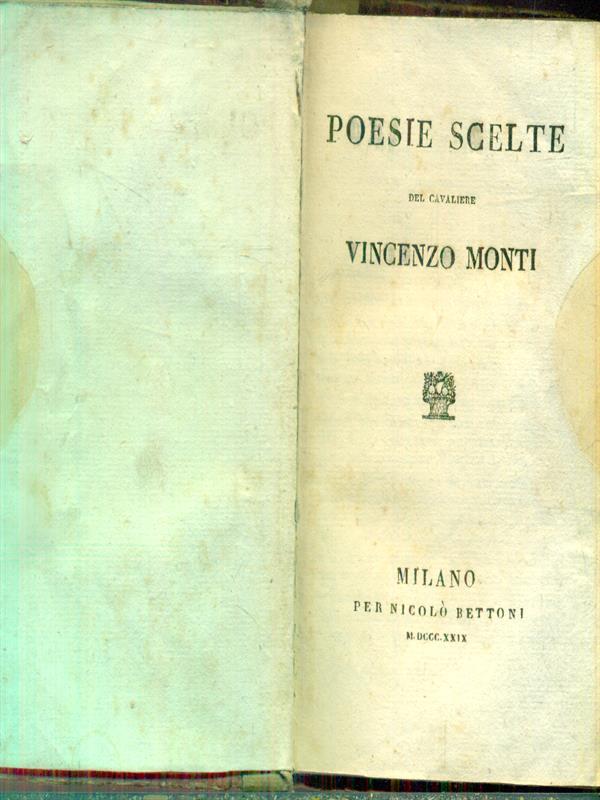 Poesie Italiane scelte
