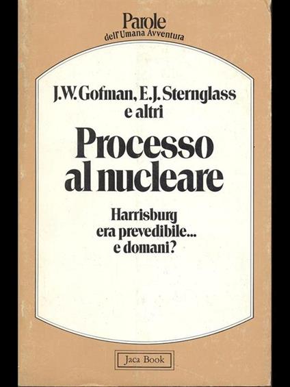 Processo al nucleare - copertina