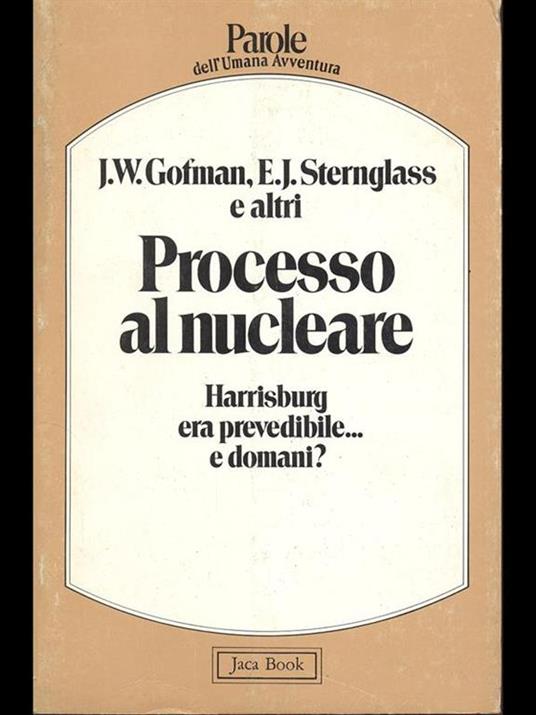 Processo al nucleare - copertina