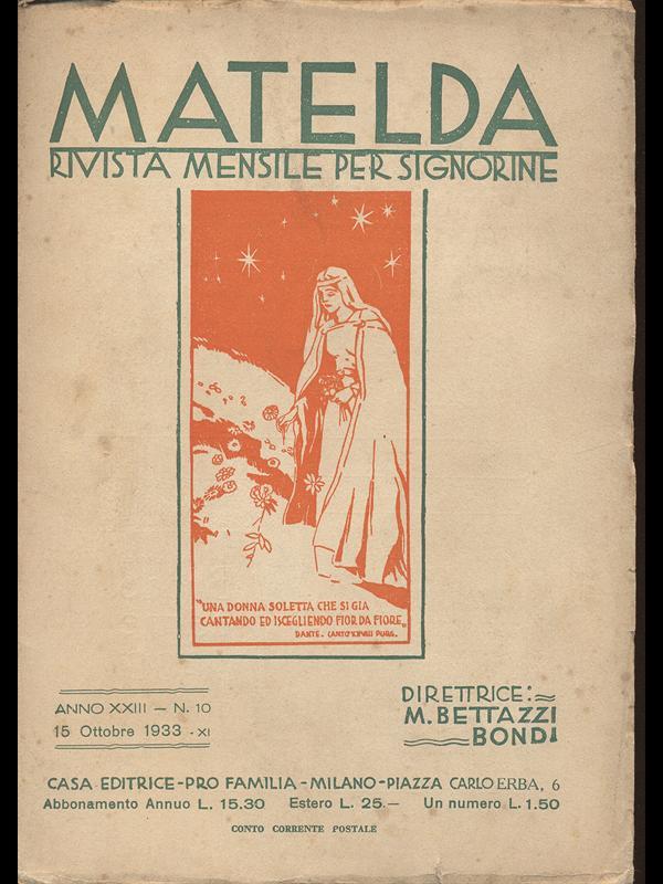 Matelda. anno XXIII N10