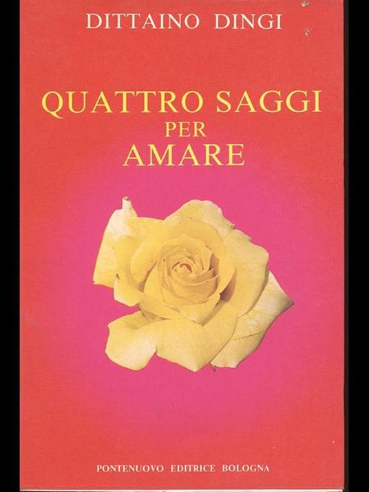 Quattro saggi per amare - copertina
