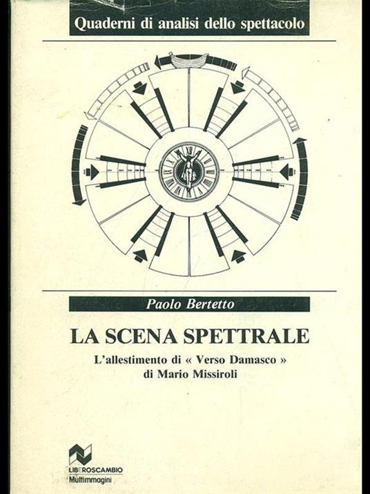 La scena spettrale - Paolo Bertetto - copertina