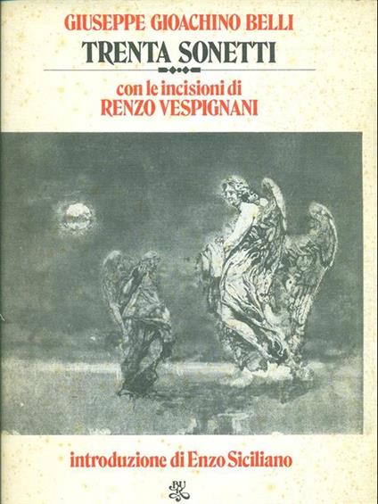 Trenta sonetti (con le incisioni di Renzo Vespignani) - copertina