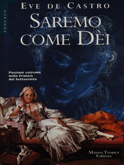 Saremo come Dei - copertina
