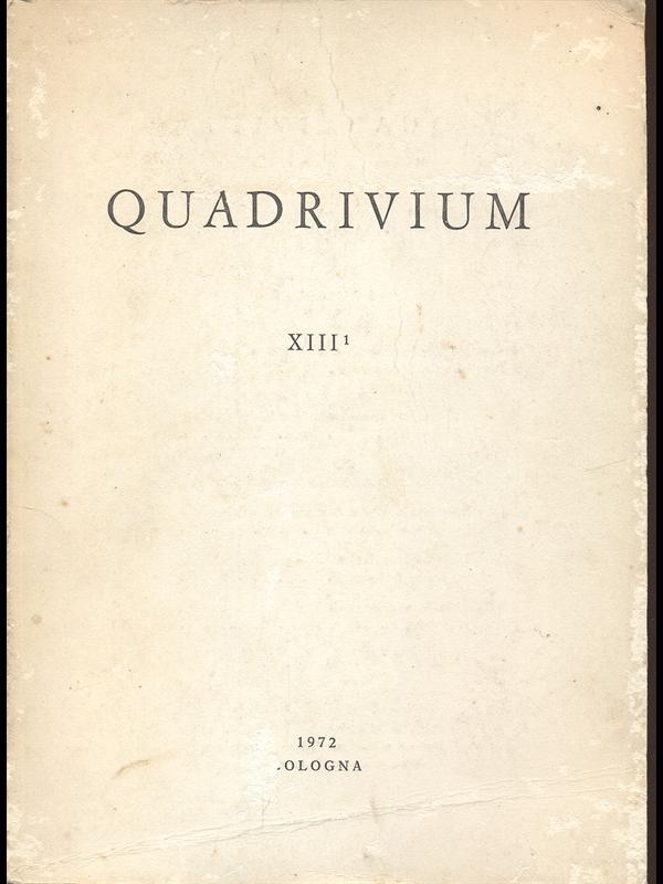 Quadrivium XIII