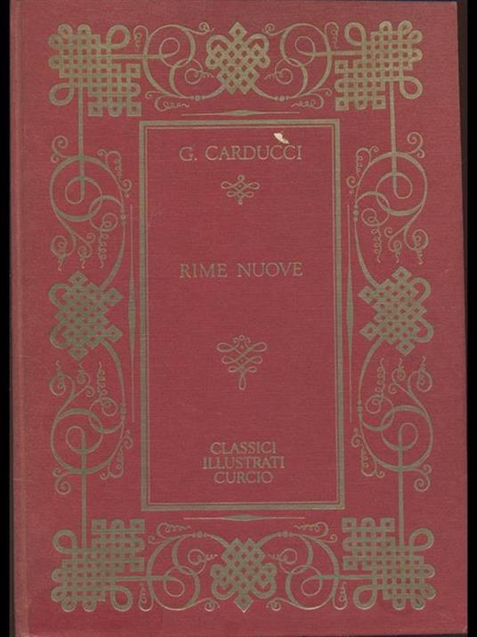 Rime nuove - copertina