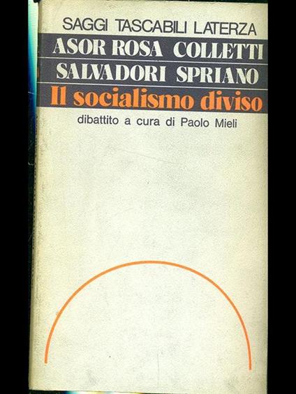 Il socialismo diviso - copertina