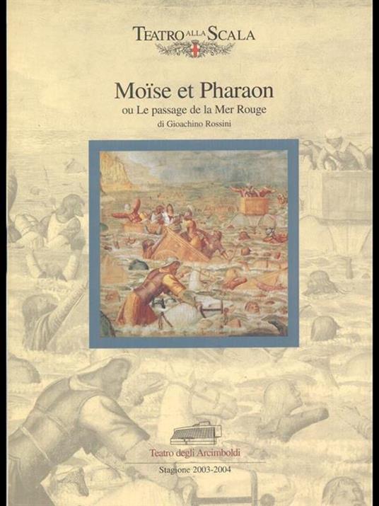 Moise et Pharaon 2003-2004 - copertina