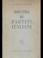Libro Storia critica dei partiti italiani