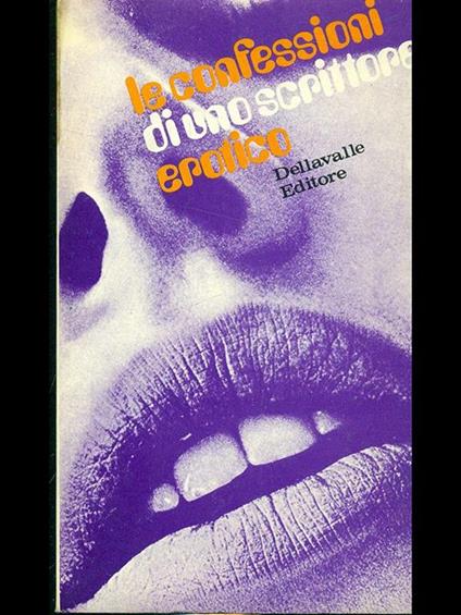 Le confessioni di uno scrittore erotico - copertina