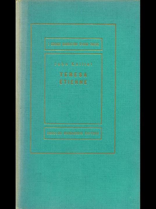 Teresa Etienne - John Knittel - copertina