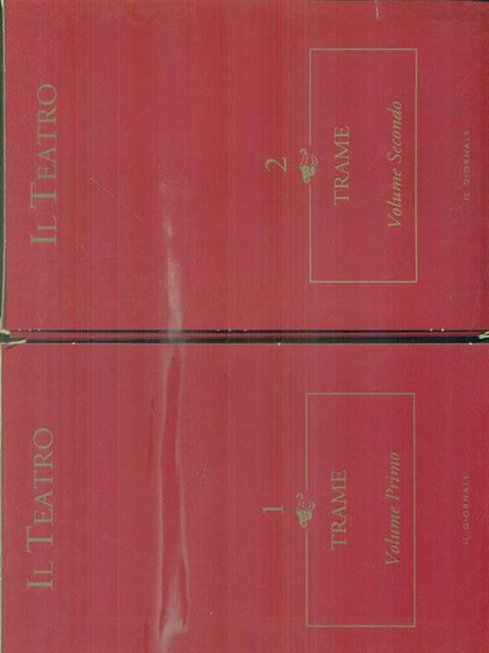 Il teatro. Trame vol primo e secondo - copertina
